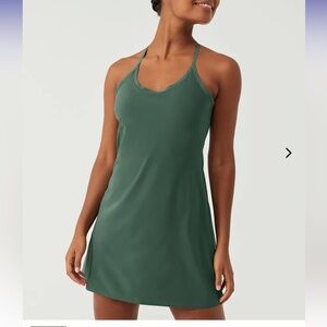 NWT Outdoor Voices exercise dress in evergreen, size M
